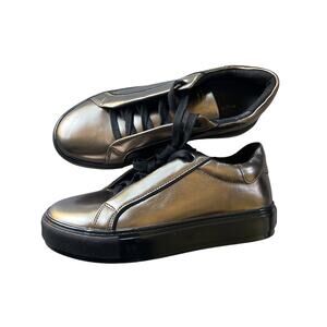 KURT GEIGER Men's Laney Metallic Leather Sneakers Size EU41/US8